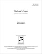 The Lord's Prayer Unison choral sheet music cover